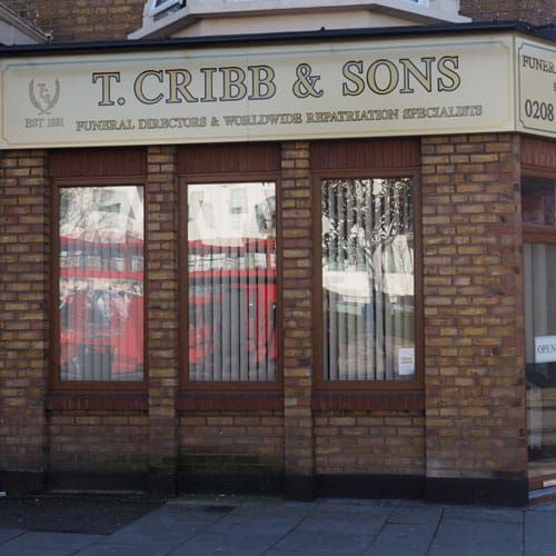 T CRIBB & SONS Funeral Directors & Monumental Masons