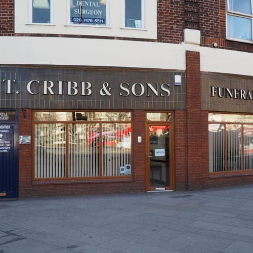 T CRIBB & SONS Funeral Directors & Monumental Masons