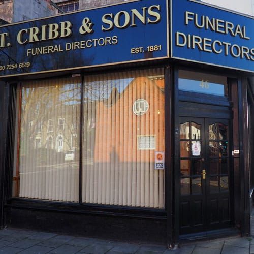 T CRIBB & SONS Funeral Directors & Monumental Masons