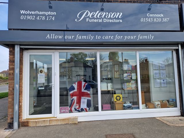 Peterson funeral directors walsall