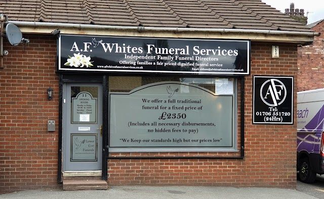A.F White's Funeral Services.